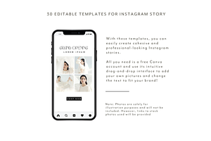 30 White Instagram Story Templates