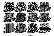 Procreate linocut brushes, a Brush Add-On by ProcreateiBox (Thumbnail 8 of 11)