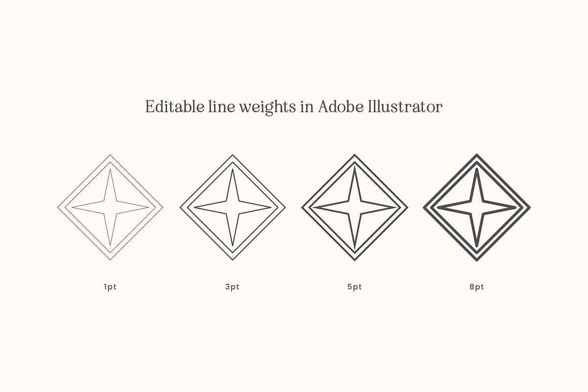 Vector Logo Icons, an Object Graphic by Emma Webb Studio (Photo 4 of 6)