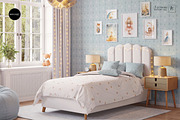 Kids Bedroom Wallpaper, Bedding v2, a Household Mockup by Mocart (Thumbnail 4 of 10)