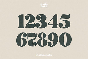 Ridie - Display Font