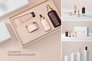 Cosmetic Packaging Mockups, a Cups & Container Mockup by simuradi (Thumbnail 1 of 6)