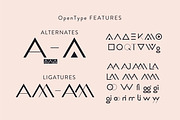 Geonica - Geometric Sans Serif Font, a Sans Serif Font by Struvictory.art (Thumbnail 6 of 9)