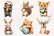 Morning Mood Animal And Coffee Bundl, an Illustration by Dream Creation (Thumbnail 6 of 6)