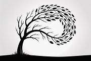 Whimsical Tree Silhouette Spiral, an Object Graphic by jahid234 (Thumbnail 11 of 11)
