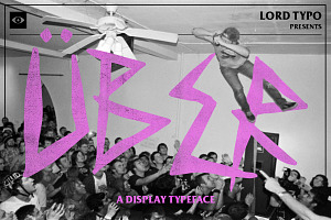 ÜBER — Punk Rock Display Font