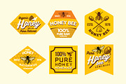 Honey Bee Labels Sticker, a Branding & Logo Template by G7 (Thumbnail 3 of 4)