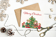 Cute cows. Watercolor Christmas set, an Object Graphic by JuliaBadeeva (Thumbnail 3 of 8)