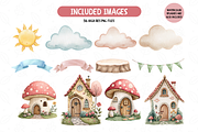 Woodland Fairy Clipart Bundle, an Illustration by TatiMockup (Thumbnail 4 of 6)
