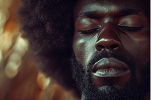 Ambitious Afro american man, a Person Photo by Ylivdesign