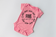 Baby Milestone round SVG Bundle, an Object Graphic by Design's Dark (Thumbnail 7 of 9)