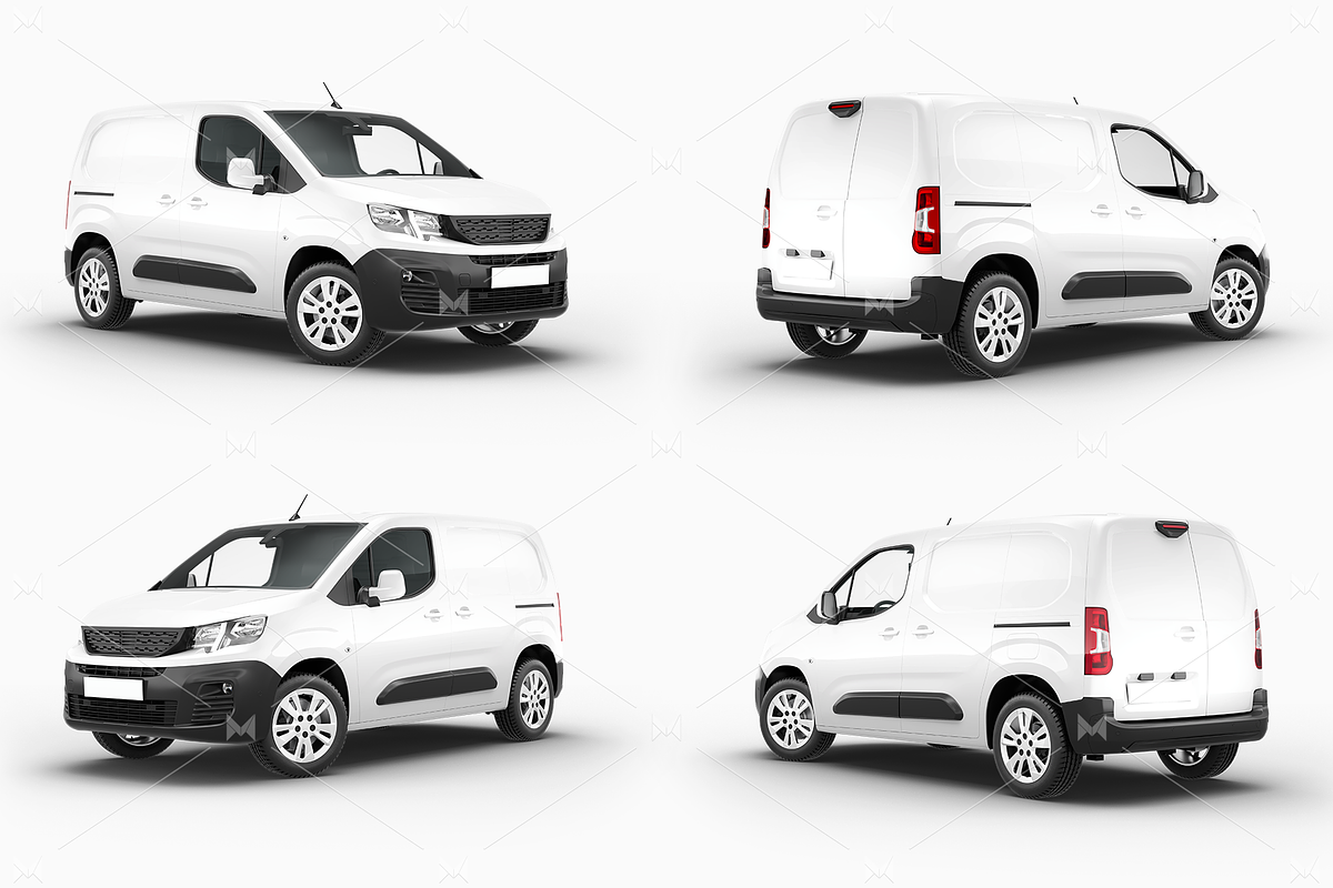 Delivery Car Mockup 5, an Advertising Mockup by Mockupix (Photo 11 of 12)