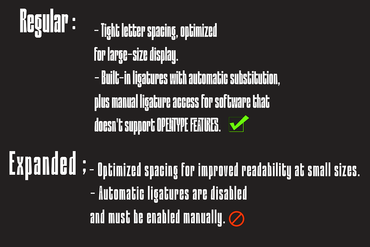 Vianshan – Condensed Font, a Sans Serif Font by NDNL Studio (Photo 8 of 9)