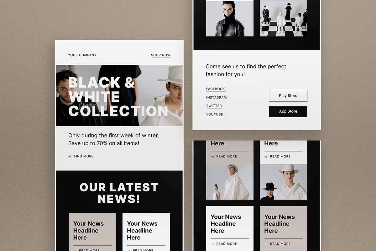 Minimalist Email Newsletter, an Email Template by graphicook (Photo 2 of 3)