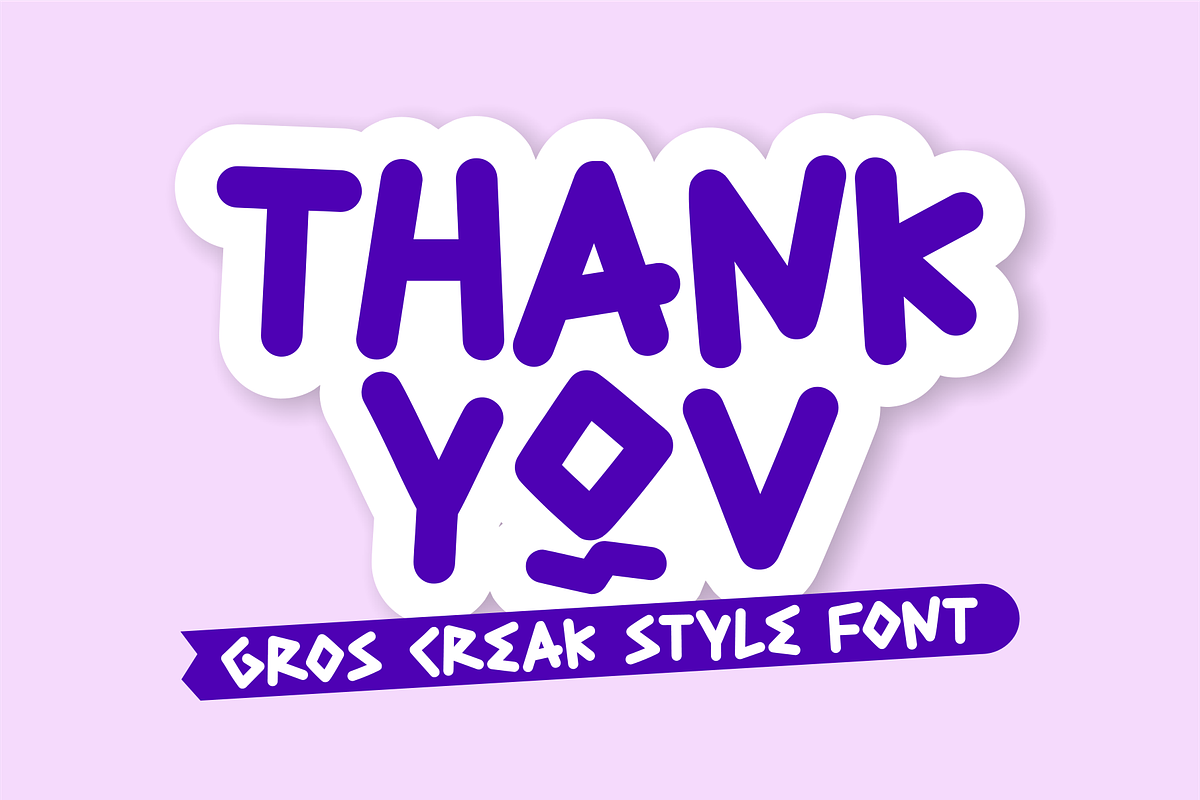 Gros Creak Font, a Script Font by Mabhal Studio (Photo 10 of 10)
