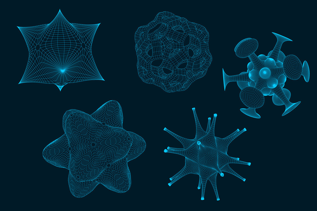 25 Futuristic 3D non-Euclidean Shape, an Object Illustration by Kseniya-Omega (Photo 6 of 7)