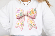 Faux Yarn Easter Bow Png, an Illustration by Watercolor design (Thumbnail 2 of 6)