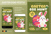 Easter Egg Festival Flyer Set, a Flyer Template by Annora Studio (Thumbnail 1 of 6)