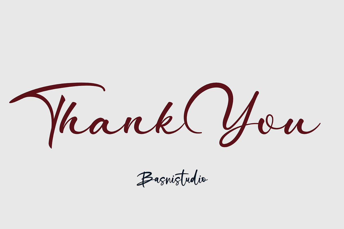 Patrigan Script Font, a Script Font by Basnistudio (Photo 7 of 7)