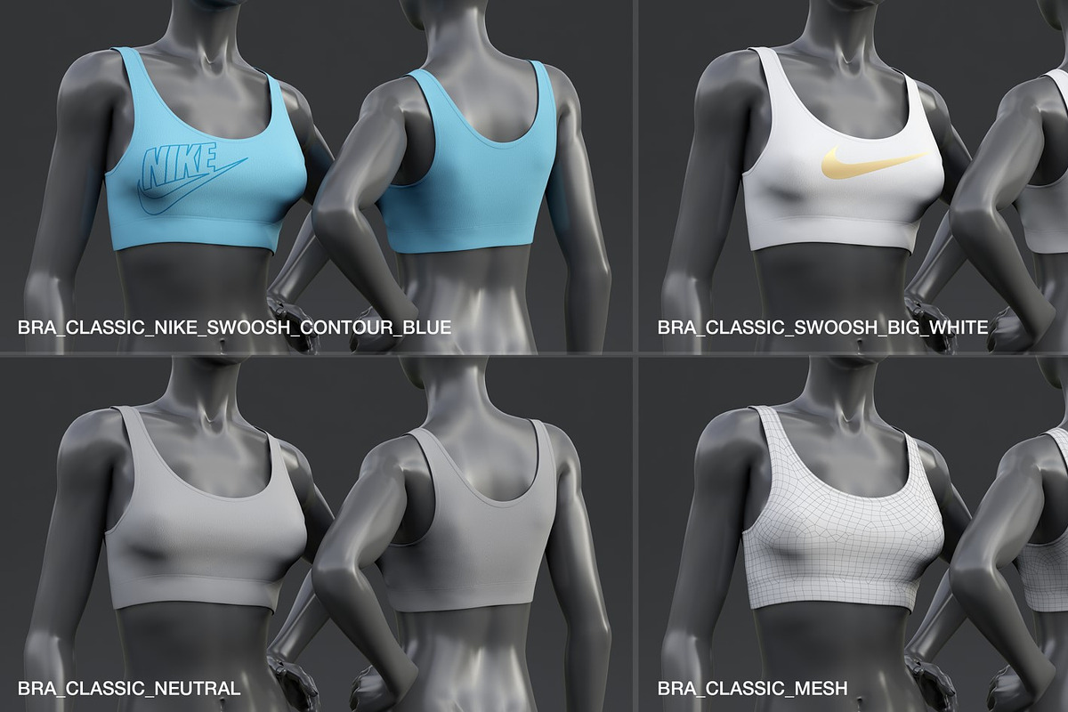 Female mannequin in clothes POSE 1, a Characters & Person 3D Model by mrGarret (Photo 11 of 45)