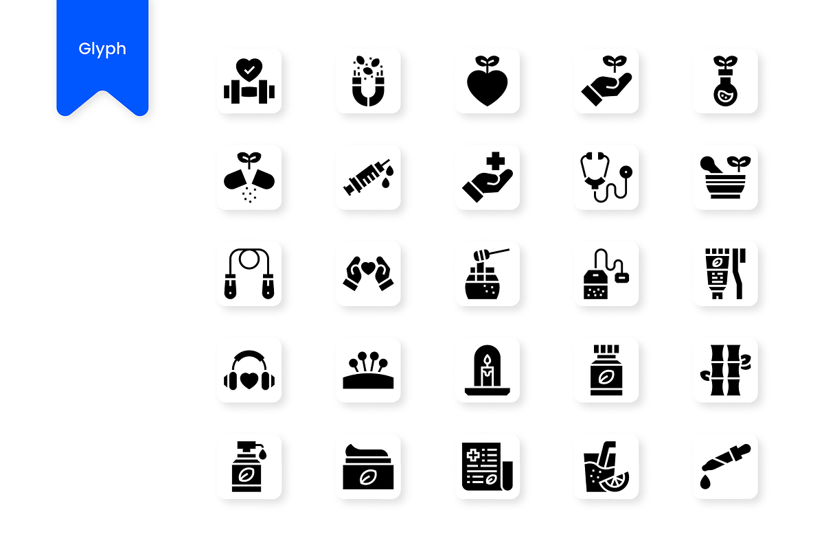 Alternative Medicine Icons, a Duotone Icon by HacaStudio (Photo 3 of 3)