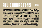 Lochley – Condensed Font, a Sans Serif Font by Craft Supply Co. (Thumbnail 8 of 8)