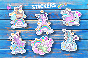 Cute Unicorns Clipart, a Pattern Graphic by ViktoriaARTprint (Thumbnail 2 of 13)