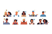 People Emotions Set, a Person Illustration by Dedraw Studio (Thumbnail 2 of 4)