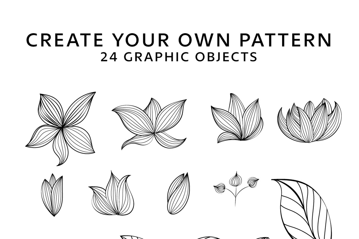 Floral pattern collection, a Pattern Graphic by MM Studio (Photo 10 of 10)