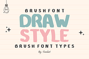 Sunday Writing - Brush Display Font, a Sans Serif Font by KiddoGlyphs Studio (Thumbnail 3 of 4)