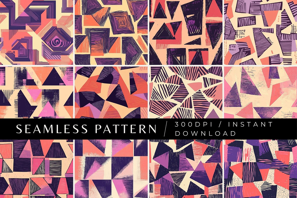 12 Neon Nachos Seamless Patterns, a Pattern Graphic by Inknfolly (Photo 1 of 7)