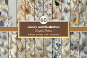 Luxury Leaf Illustration, a Decorative Illustration by Housui Patterns (Thumbnail 1 of 10)