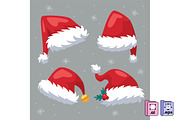 Santa Hat Collection, an Object Graphic by MISS CHATZ (Thumbnail 3 of 3)