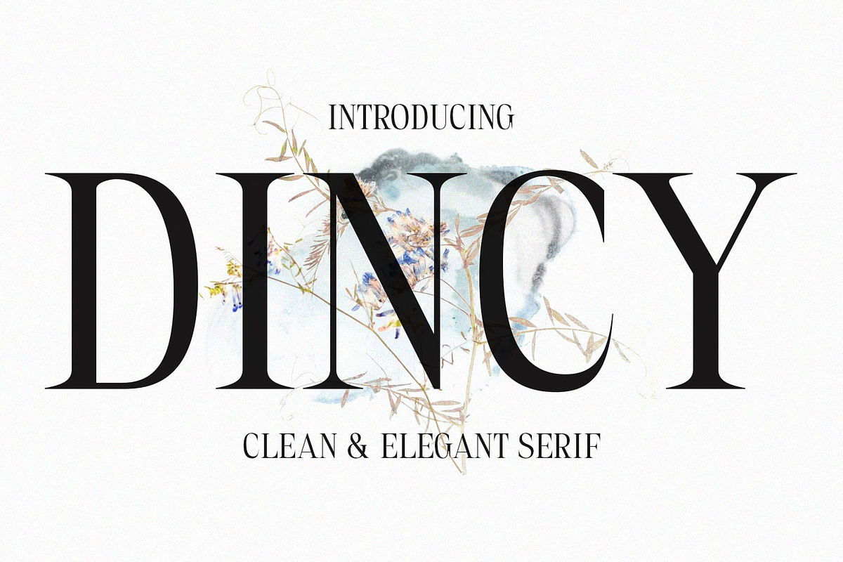 Dincy – Elegant Serif, a Serif Font by Craft Supply Co. (Photo 1 of 8)