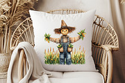 Scarecrow Clipart Autumn Fall PNG, an Illustration by Pixels.Craft (Thumbnail 5 of 7)