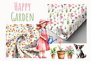Garden Seamless Patterns & Elements, a Graphic by Art (Thumbnail 6 of 7)