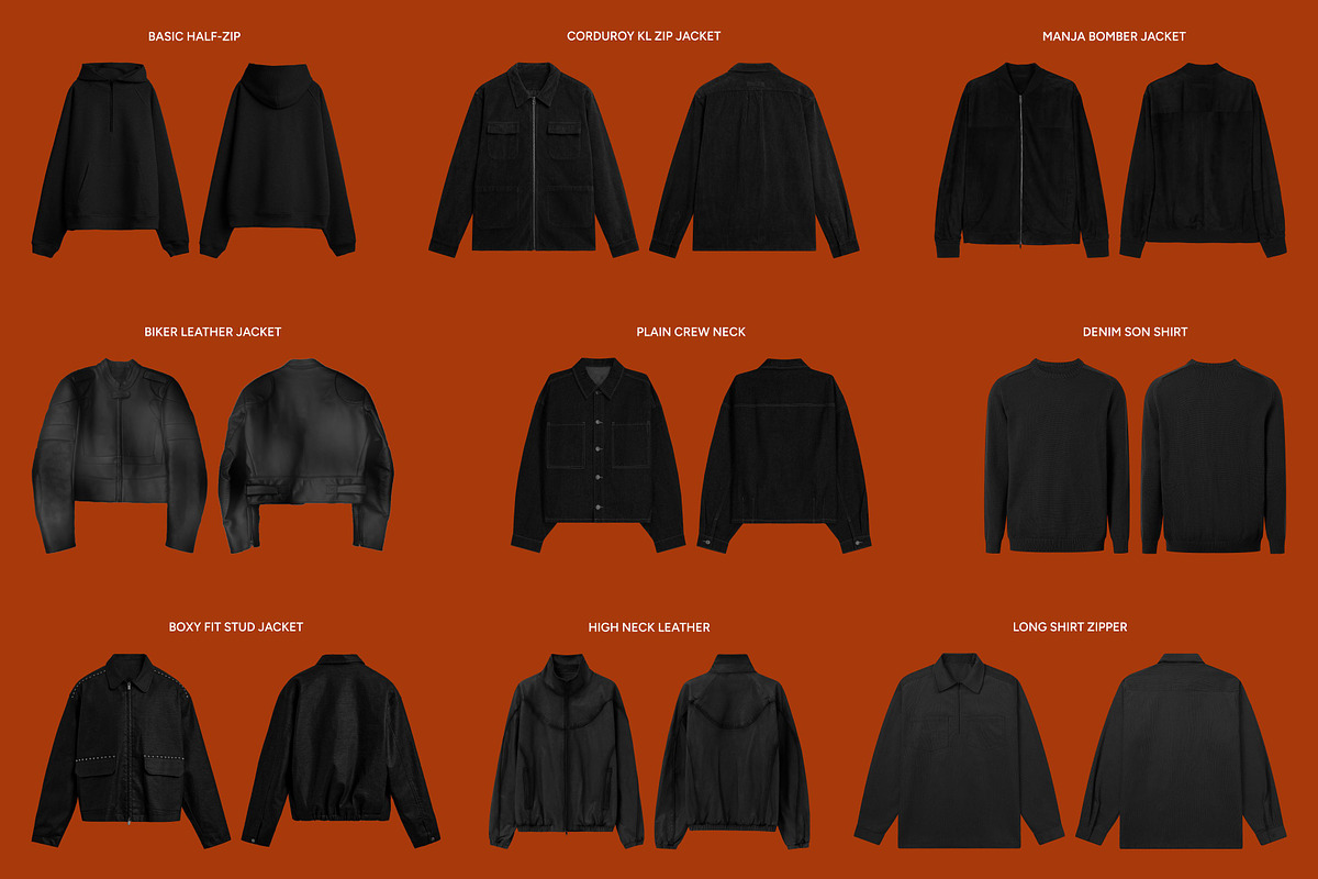 Clothing Brand Kit, Photoshop PSD, a Hoody Mockup by AtelierDuVow (Photo 4 of 10)