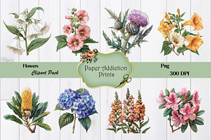 70 Flower Clipart Images