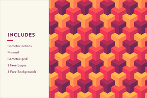 Isometric Actions, Patterns & Grid