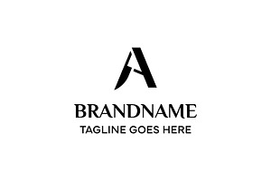 Letter A Knife Luxury Logo, a Branding & Logo Template by Pray Art Design Studio