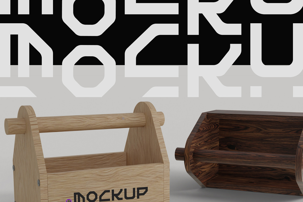 Tool Storage Box Mockup, a Household Mockup by hiddemaru (Photo 3 of 4)