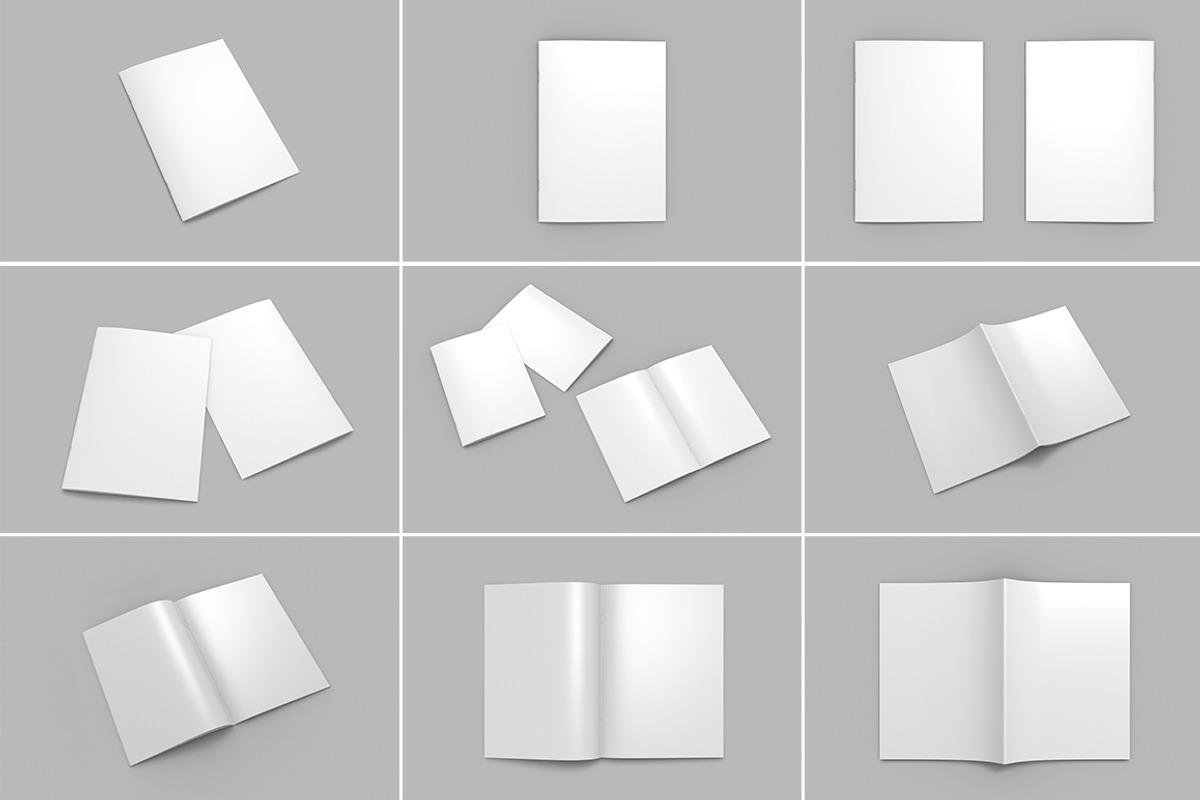 Brochure / Magazine PSD Mock-Ups, a Print Template by simuradi (Photo 5 of 5)