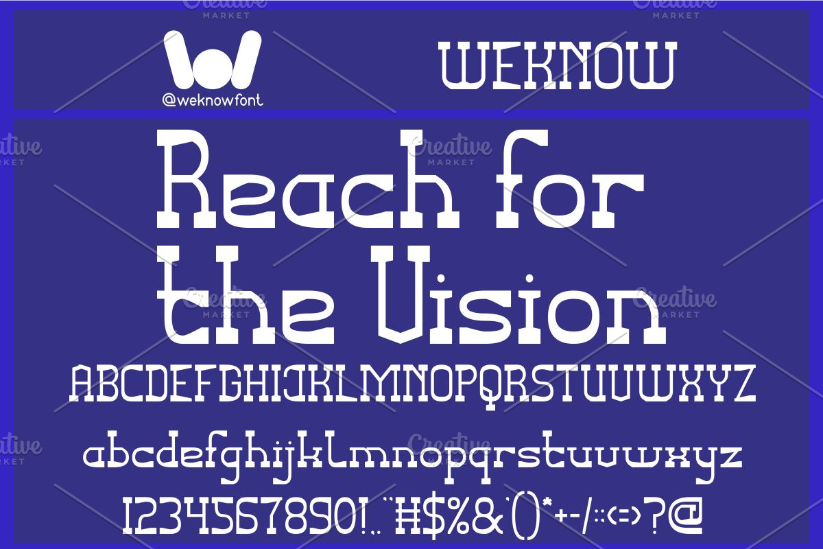Return Home font, a Font by weknow (Photo 4 of 8)