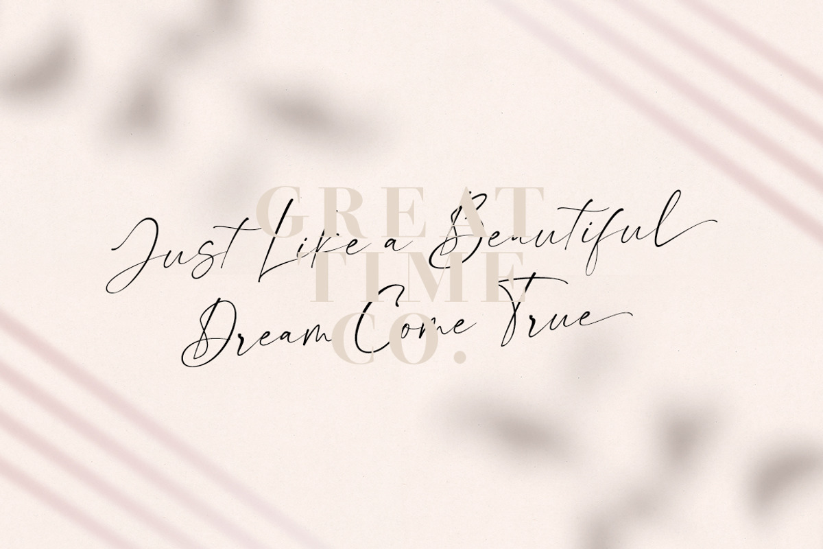 Morning Flower Font Duo, a Script Font by Letter Fresh (Photo 7 of 7)