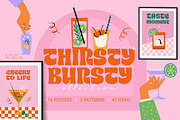 Thirsty Bursty Collection, a Food Illustration by helenreveur (Thumbnail 1 of 9)
