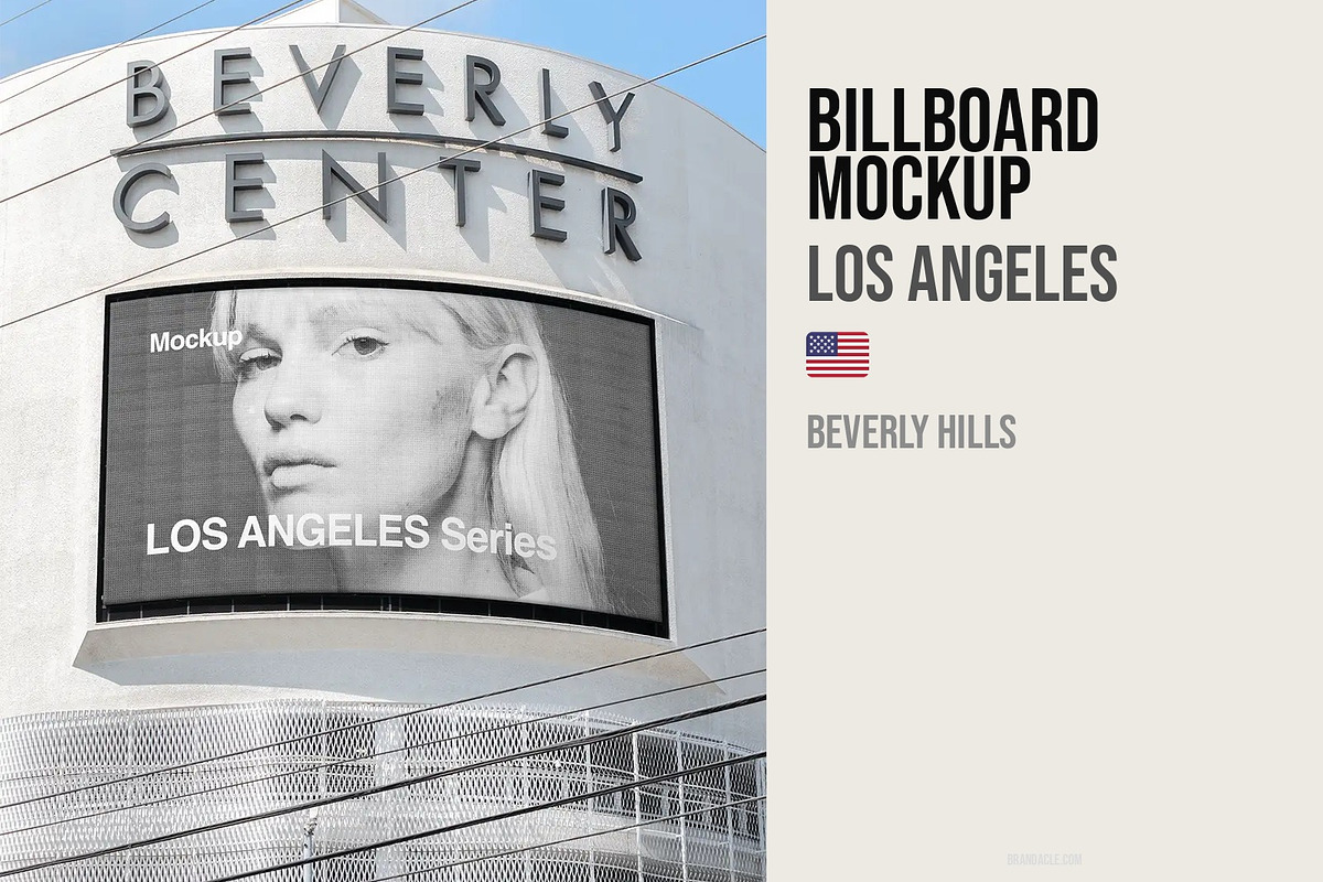 Los Angeles Billboard Mockup PSD, an Advertising Mockup by Brandacle Mockups (Photo 5 of 10)