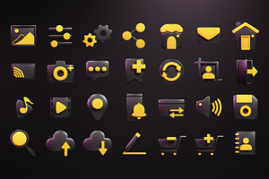 Bumblebees Ui 3D Icons