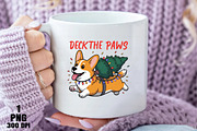Christmas Dog Corgi PNG, an Illustration by Daily.Designs (Thumbnail 4 of 10)