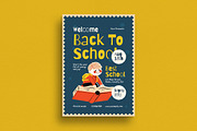 Back To School Event Flyer, a Flyer Template by Guuver (Thumbnail 1 of 3)