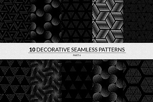 144 Seamless Pointillism Patterns